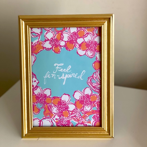 🌴Lilly Pulitzer Repurposed Agenda 5x7 print 🌴